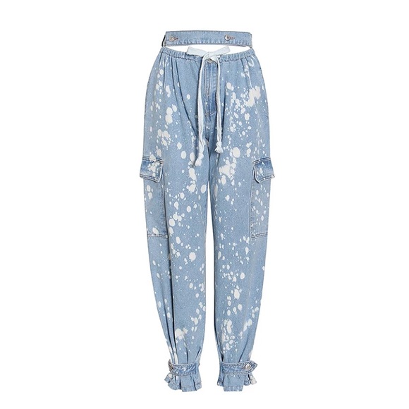 ⚡️⚡️BRAND NEW/ Retractable Ankle Cargo Jeans - Picture 3 of 12